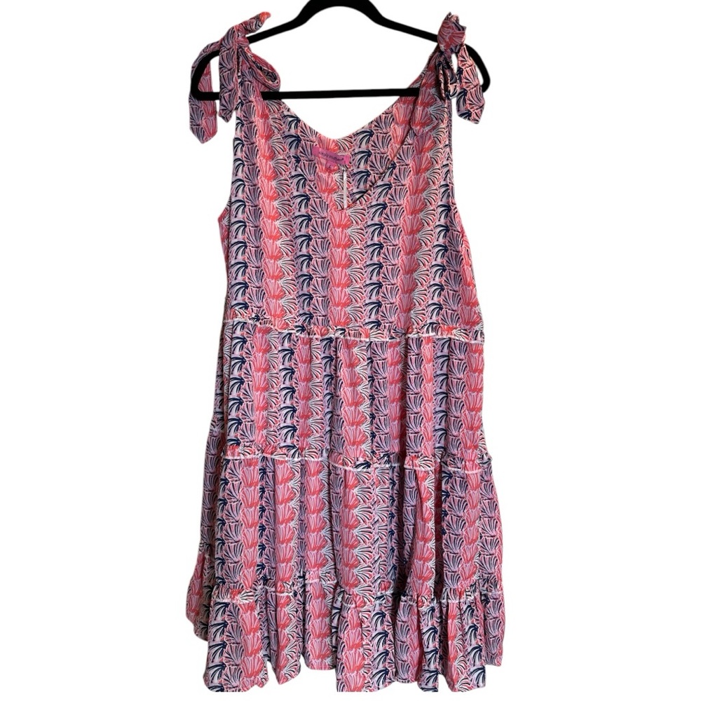 Simply Southern Pink and Purple Midi Dress - Picture 10 of 11